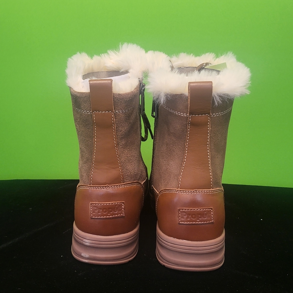 Propet Women's Tan and Brown Winter Boots - Picture 5 of 6